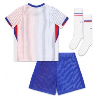 Camisa de time de futebol França Replicas 2º Equipamento Infantil Europeu 2024 Manga Curta (+ Calças curtas)